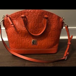 Dooney & Burke Embossed Logo Leather Purse&Wallet